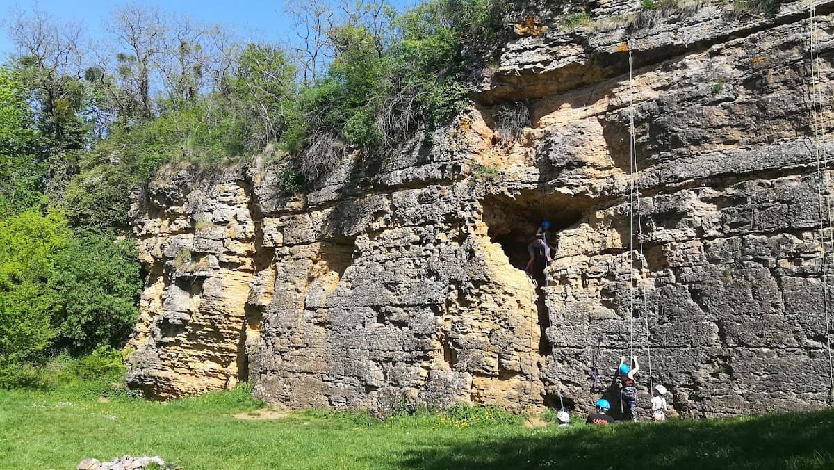 site naturel d'escalade